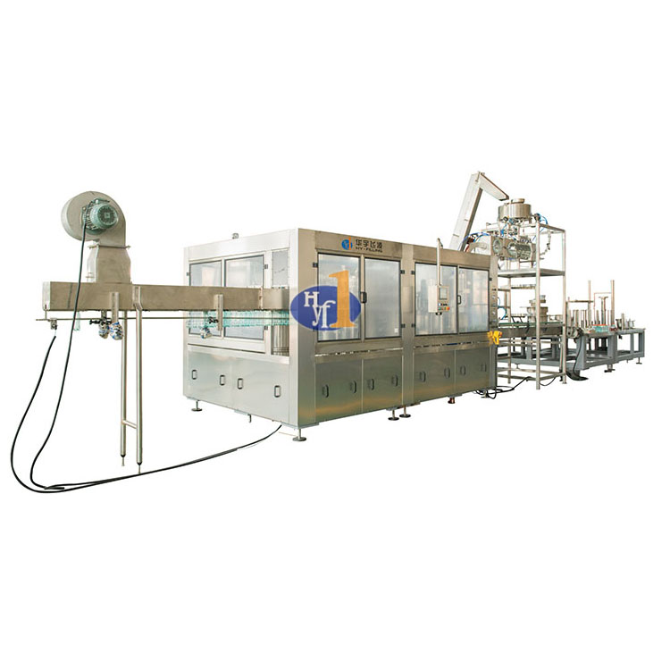 Automatic Pet Glass Bottle Mineral Water Juice CSD Beverage Liquid Packing Filling Packaging Filler Soft Drink Plant 